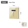 Recessed Motion Sensor LED Stair Light With Tempered Glass 7