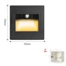 Smart PIR Motion Sensor Recessed LED Stair Light For Indoor Walls 9