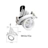 15W Adjustable Recessed COB LED Ceiling Spotlight For Home And Shop Displays 8
