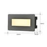 IP65 Waterproof Recessed LED Outdoor Stair Step Light For Garden And Pathways 3