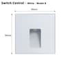 Aluminum LED Motion Sensor Stair Wall Light For Bathroom And Kitchen 5