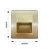 Round Recessed LED Motion Sensor Stair Step Wall Light 2