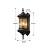 Vintage Coffee Waterproof Outdoor Wall Sconce With E26 E27 Socket 1