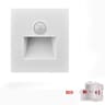 PIR Motion Sensor Recessed LED Stair Step Wall Light For Indoor Use 6