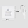 110V 220V Recessed LED Motion Sensor Stair Step Wall Light 1