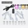 5V USB Mini LED Swivel Spotlights With Dimming Switch For Cabinet And Display Lighting 13