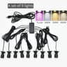 5V USB Mini LED Swivel Spotlights With Dimming Switch For Cabinet And Display Lighting 14