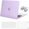 025 Clear Hard Shell MacBook Cover Snap On Case For MacBook Air  Pro M1M4 24
