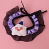 Halloween Pet Collar Bandana With Pumpkin Bow Lace Trim  Bat Wings Adjustable Sizes 4