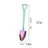 Vintage Shovel Spoon Stainless Steel Coffee Spoon For Desserts 6