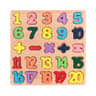 Wooden Alphabet  Numbers Learning Puzzle Board  Montessori Shapes Matching Game 4