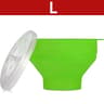 Silicone Microwave Popcorn Popper  BPAFree Collapsible Popcorn Bowl With Lid 3
