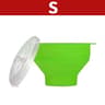 Silicone Microwave Popcorn Popper  BPAFree Collapsible Popcorn Bowl With Lid 5
