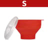 Silicone Microwave Popcorn Popper  BPAFree Collapsible Popcorn Bowl With Lid 6