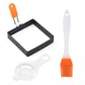 Square Stainless Steel Egg  Pancake Rings  Nonstick Frying Rings For Perfect Breakfasts 34 Pcs 4