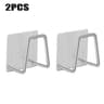 Stainless Steel Sink Tray Drainer  SelfAdhesive Sponge  Rag Holder Organizer 7