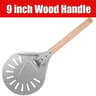 Perforated Aluminum Pizza Turning Peel  Round Pizza Peel Turner With Long Handle 7912 Inch 8