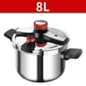 ProCook 304 Stainless Steel Pressure Cooker  Fast Cooking Adjustable Pressure ExplosionProof Design 8