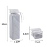 620ml Collapsible Silicone Water Bottle With Straw Lid  Leakproof BPAFree Travel Bottle 3