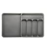 Expandable Cutlery Drawer Organizer  Adjustable Kitchen Utensil Tray With 6 Compartments 5