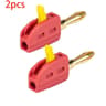GoldPlated 32A Banana Plug Connectors  Solderless HighCurrent Audio  Speaker Plugs 5