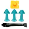 5Piece Caulking Tool Set  Silicone Finishing  Joint Smoothing Applicators 6
