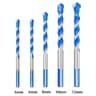 Diamond Triangle Drill Bit Set 312mm  MultiMaterial Drill Bits For Tile Glass  Concrete 3