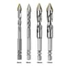 HighHardness Triangle Drill Bit Set  Precision Glass Ceramic  Concrete Drilling 5