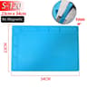 HeatResistant Silicone Soldering Mat  AntiStatic Magnetic Work Mat For Electronics Repair 7