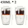 Double Wall Glass Cup For Coffee Tea  Espresso  Handmade HeatInsulated Mini Drinkware 7