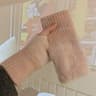 Women Winter Fingerless Gloves  Soft Plush Half Finger Knit Gloves For Warmth  Comfort 8