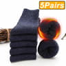 FrostGuard Winter Thermal Socks  Extra Thick Warm Socks For Men  Women 5 Pairs 13