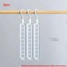 SpaceMax 9Hole Foldable Hangers  Space Saving Closet Organizer 3Pack 9