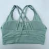 Performance Cross Back Sports Bra  Supportive Women Fitness Bra With PushUp Chest Pads 19