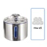 PureFlow Stainless Pet Fountain  Cat Water Fountain 25L Automatic Dispenser 5