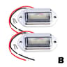 UltraBright LED License Plate Light Set 2PCS  Durable Car License Plate Light For SUV Truck  Traile 9