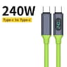 PowerLink 240W USBC Fast Charging Cable  Dual TypeC HighSpeed Data  Power Cord 3