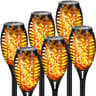 Solar Flame Torch Lights Outdoor  Solar Flame Lights With Waterproof LED Flicker For Garden  Yard 6