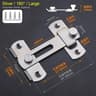 Stainless Steel Barn Door Lock  Sliding Door Latch With 0180 Flip For Bathrooms Garages  Pet Doors 12