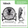 HighPower Pedestal Floor Fan  Quiet Standing Fan For Home  Industrial Use With HeavyDuty Airflow 6