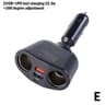 120W Fast Charging Car Charger  Dual USB  TypeC QC30 Adapter With LED Voltage Display 8
