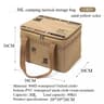 Outdoor Storage Bag  Large Capacity Folding Camping Storage Box Waterproof  Portable 10
