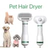 DryNStyle Pro Grooming Tool  2in1 Pet Dryer Brush With Quiet Airflow For Cats And Dogs 0