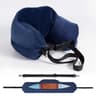 FlexRest Travel Comfort Pillow  Adjustable Travel Neck Pillow With Fillable Design  Washable Cover 4