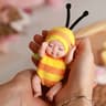 DreamPaws Mini Reborn Animal Doll  Realistic Sleeping Animal Doll Plush Collectible 8