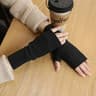 VelourTouch Touchscreen Gloves  Winter Fingerless Gloves With Soft Palm For Phone  Tablet Use 6