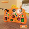 BrightPlay Montessori Busy Board  LED Sensory Toy For Toddlers 24 12