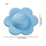 Silicone Hair Catcher Drain Cover  Suction Cup Shower  Bathtub Hair Blocker 4