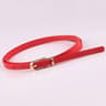 Adjustable Thin Waist Belt For Women  Candy Color Faux Leather Fashion Belt 3