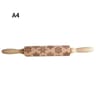 Premium Holiday Cookie Embossing Rolling Pin  Christmas Pattern Wooden Dough Roller 5